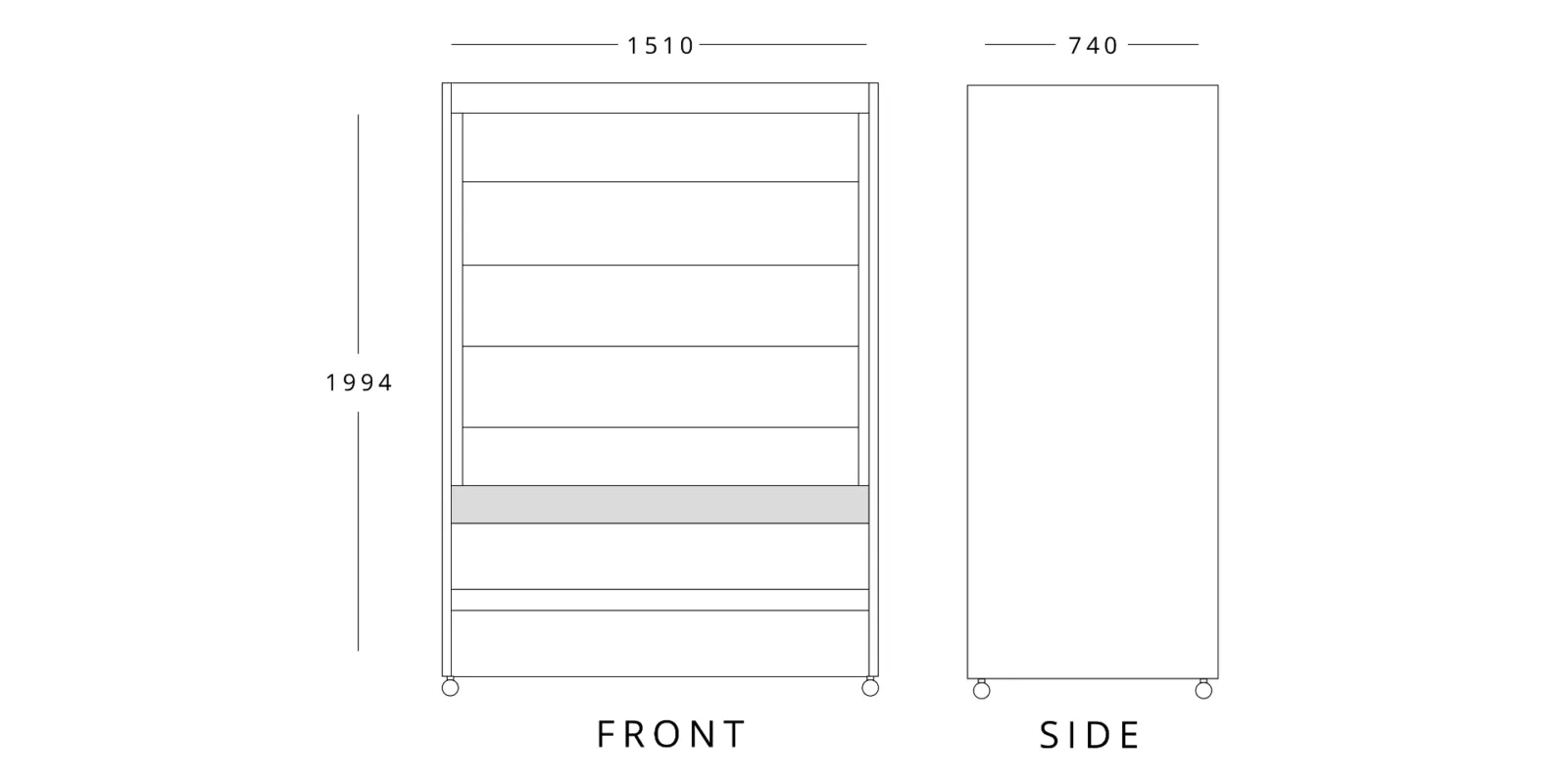 Stainless Steel Multideck 1510mm Wide - image 2