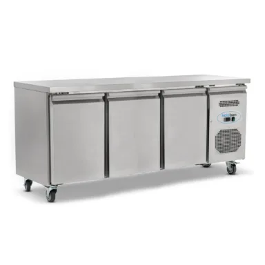 Triple Hinged Door Counter Refrigerator