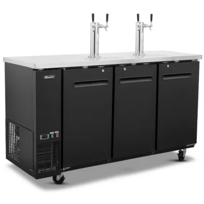 Triple Keg Cooler With 2 Risers