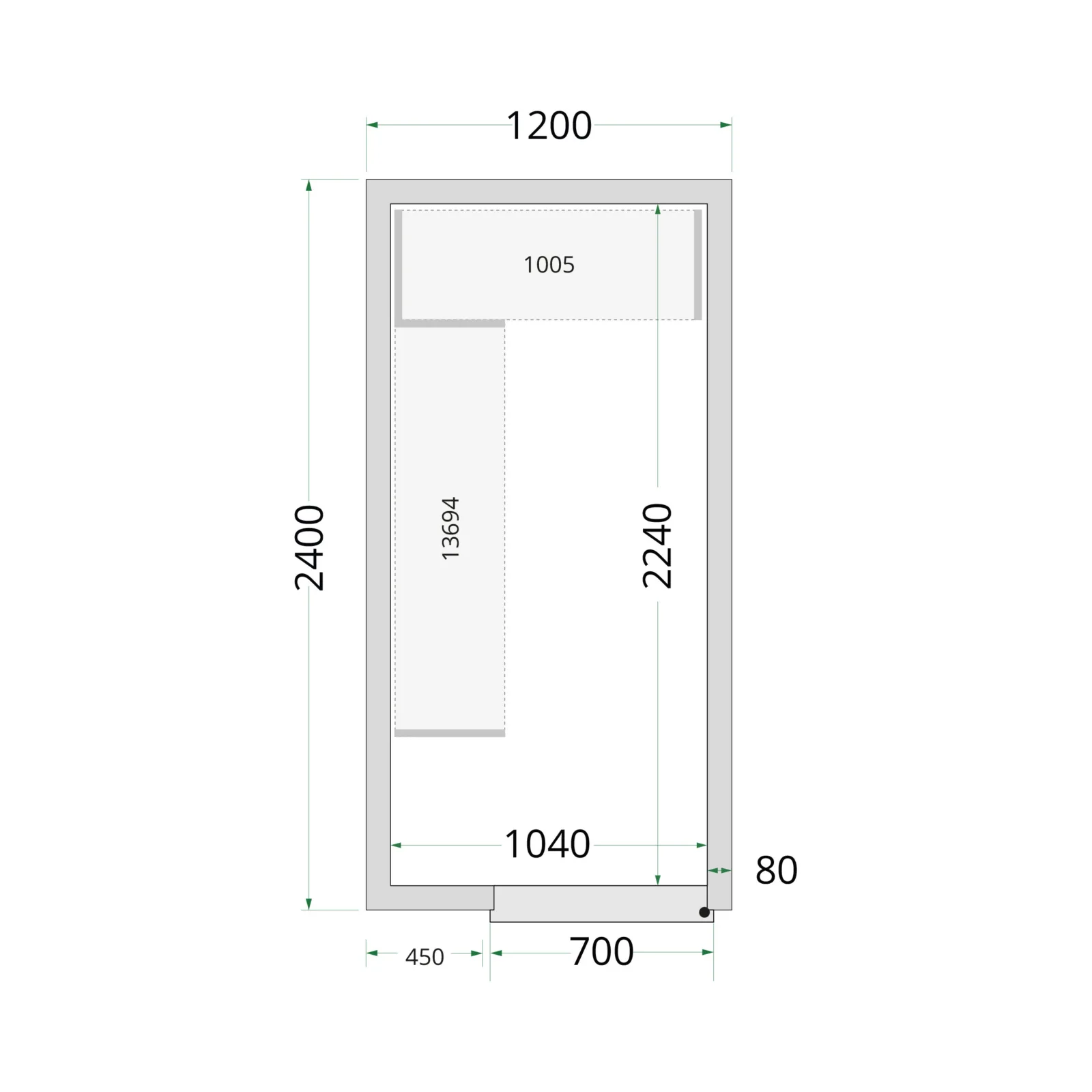 Cold Room 120x240x220 Cold Room Panels - Image 4