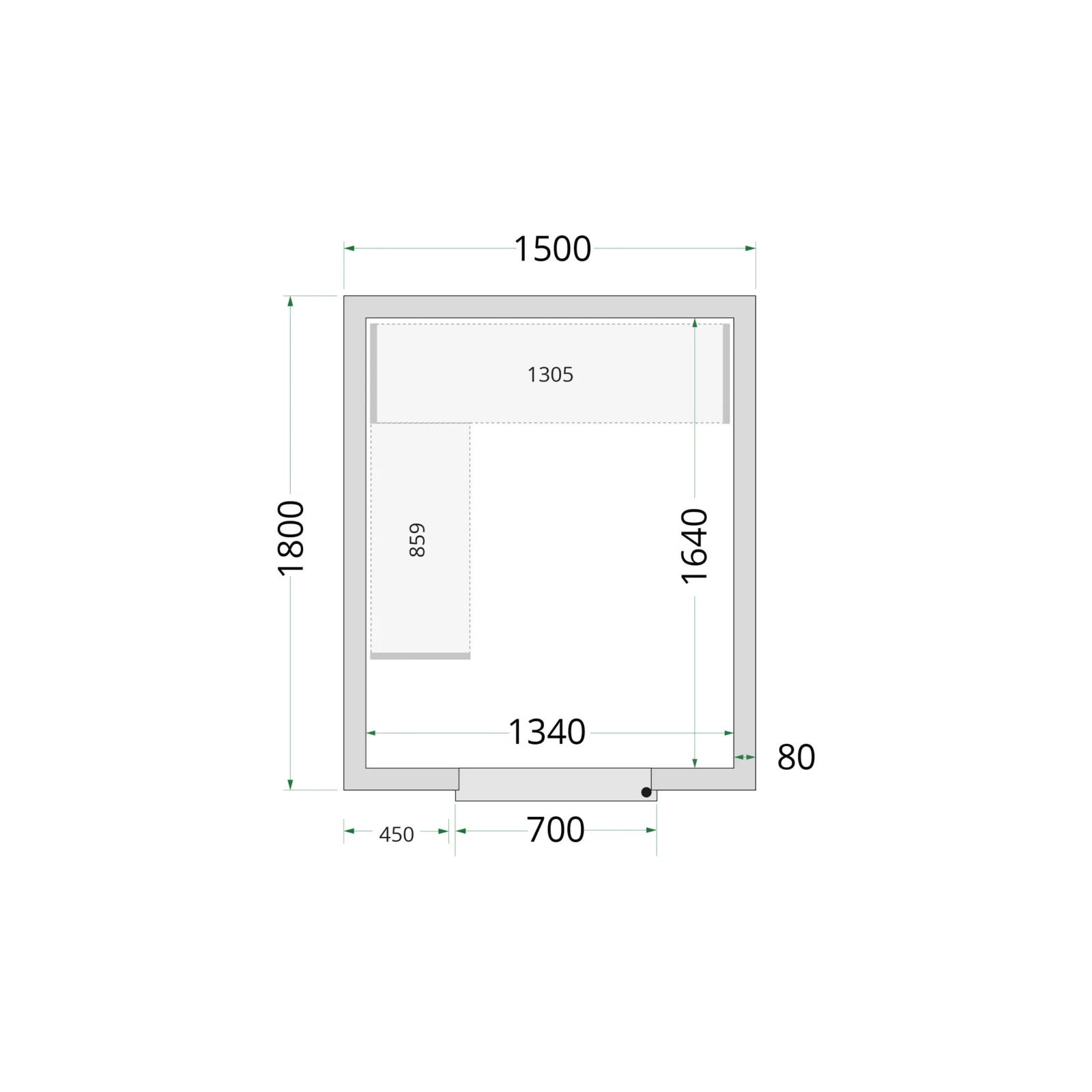 Cold Room 150x180x220 Cold Room Panels - Image 4