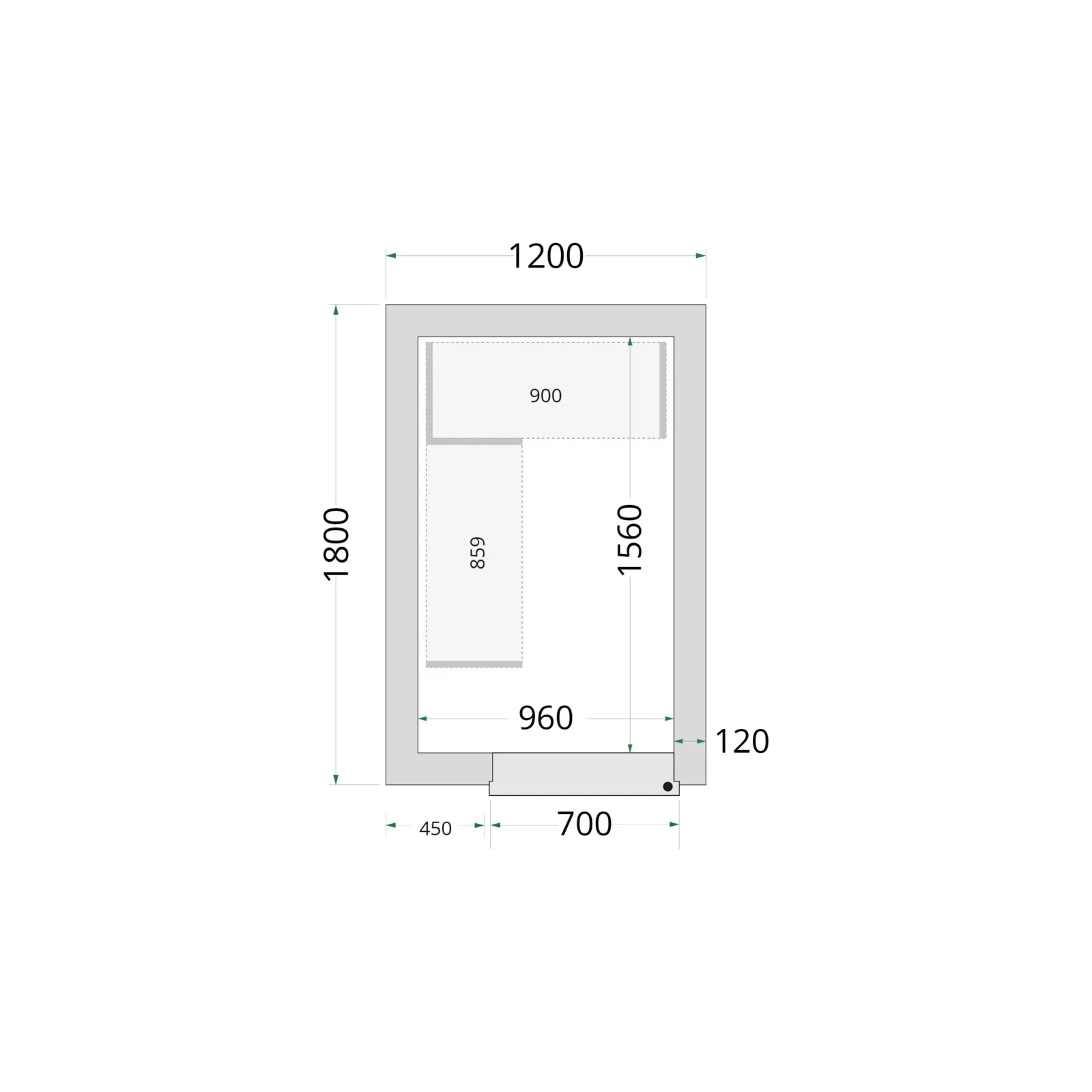 Cold Room 150x240x220 Cold Room Panels - Image 4