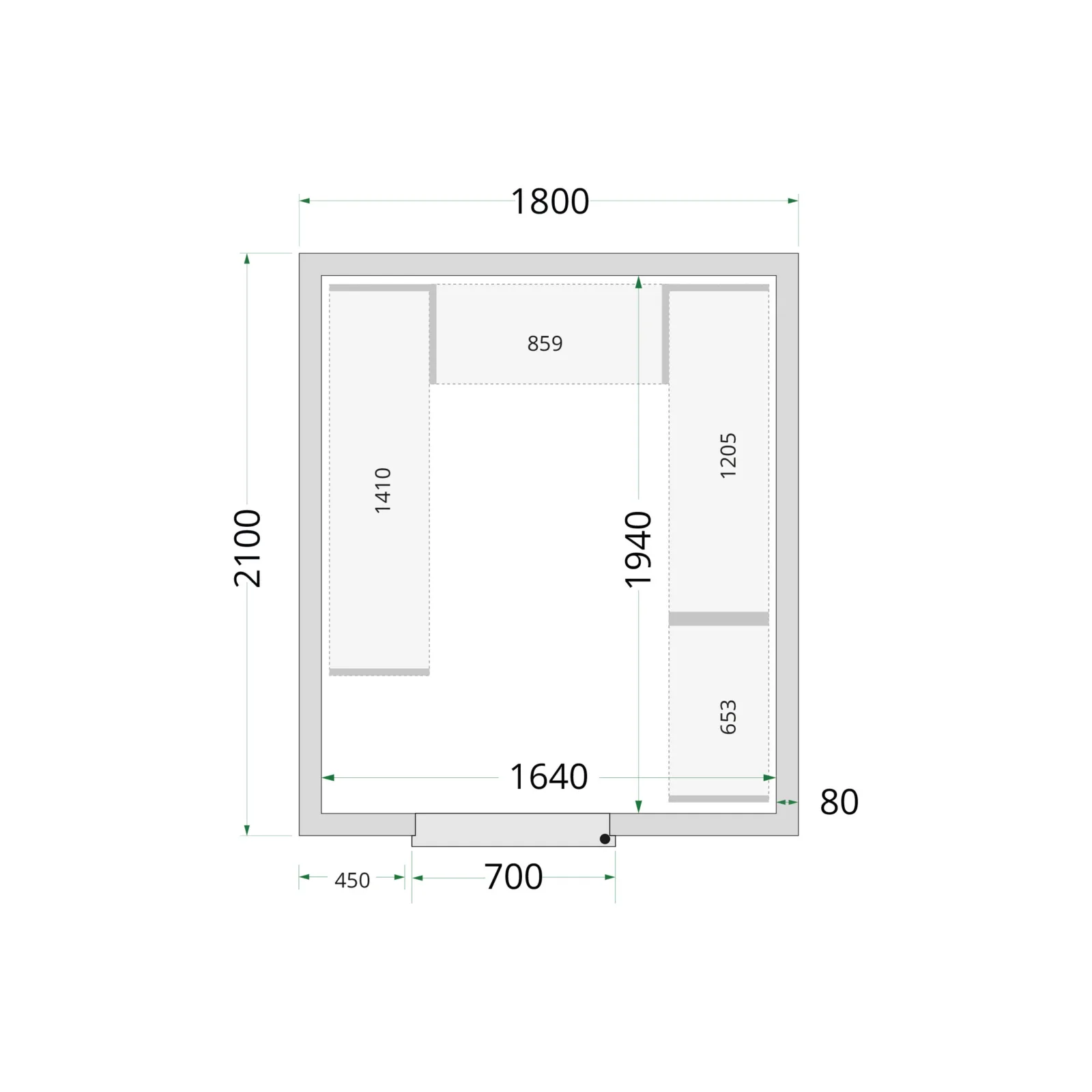 Cold Room 180x210x220 Cold Room Panels - Image 4