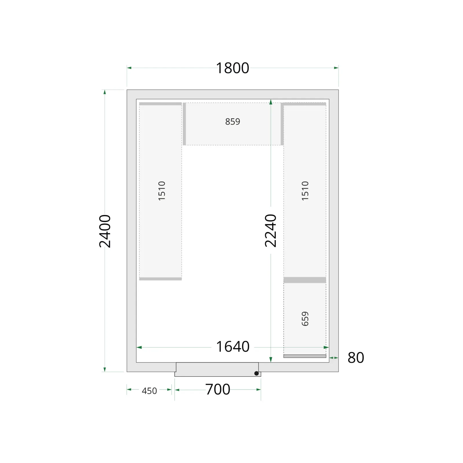 Cold Room 180x240x220 Cold Room Panels - Image 4