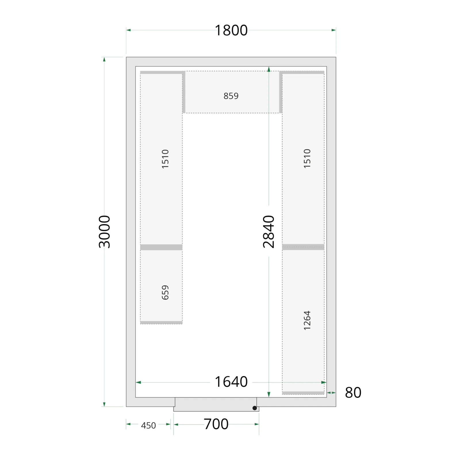 Cold Room 180x300x220 Cold Room Panels - Image 4