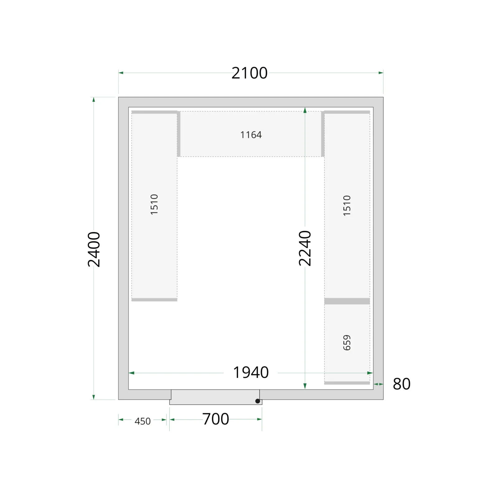 Cold Room 210x240x220 Cold Room Panels - Image 4