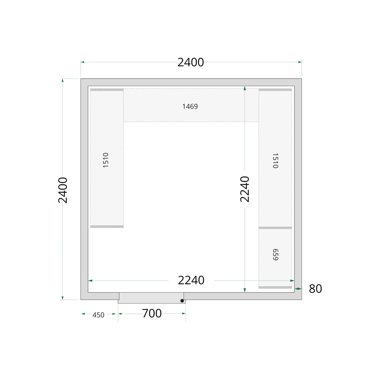 Cold Room 240x240x220 Cold Room Panels - Image 4