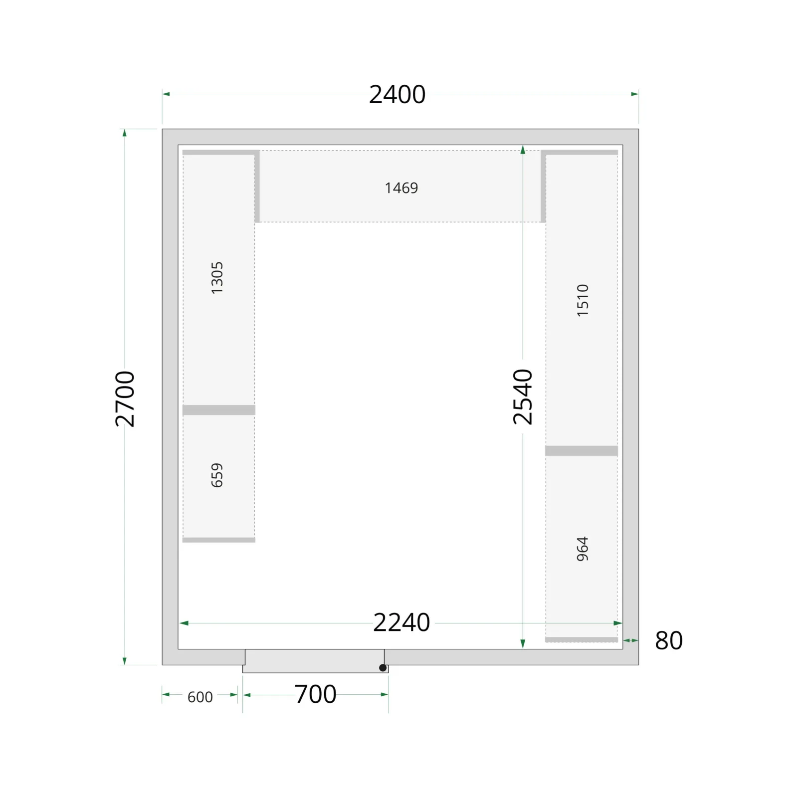 Cold Room 240x270x220 Cold Room Panels - Image 4
